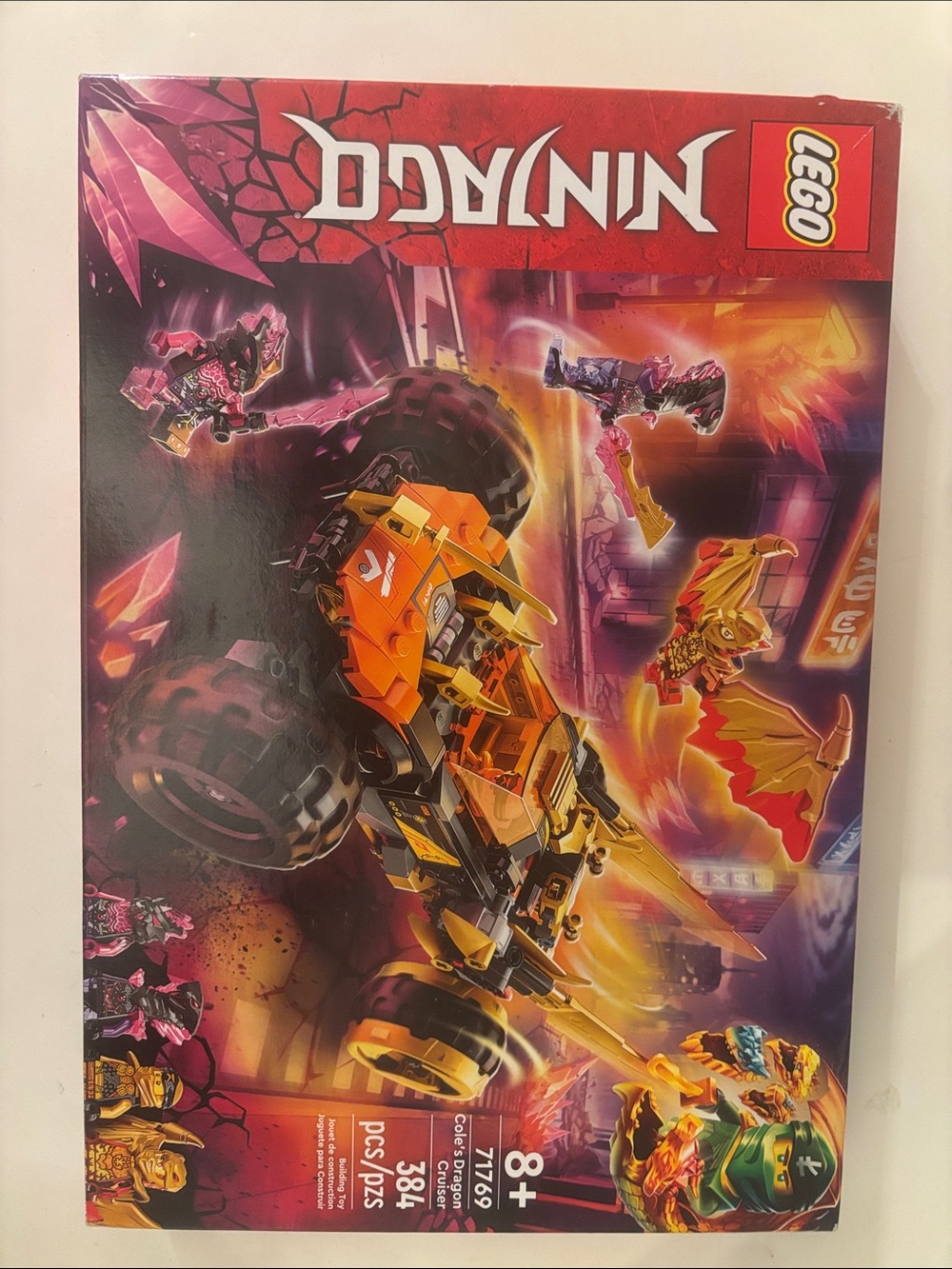 BNIB factory sealed retired  LEGO NINJAGO Cole’s Dragon Cruiser Car Toy, 71769